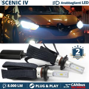 Kit LED H7 para Renault Scenic 4 Luces de Cruce CANbus | 6500K Blanco Frío 8000LM