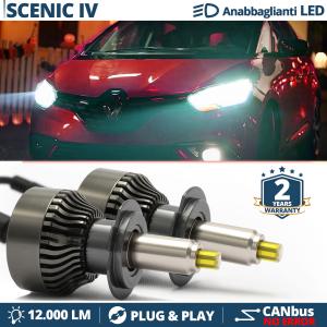 Kit LED H7 pour Renault Scenic 4 Feux de Croisement | Ampoules Led CANbus 6500K 12000LM