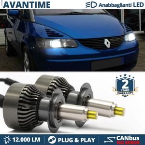 Kit LED H7 pour Renault AVANTIME Feux de Croisement | Ampoules Led CANbus 6500K 12000LM