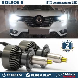 Kit Full Led H7 per Renault KOLEOS 2 Luci Bianche Anabbaglianti CANbus | 6500K 12000LM