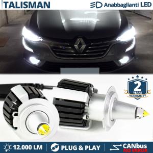 Lampade LED H7 Per Renault Talisman Anabbaglianti Lenticolari CANbus | 6500K 12000LM