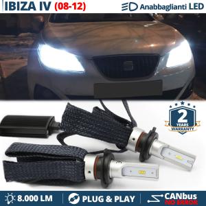 H7 LED Kit for Seat IBIZA 4 6J Pre-Facelift Low Beam CANbus Bulbs | 6500K Cool White 8000LM