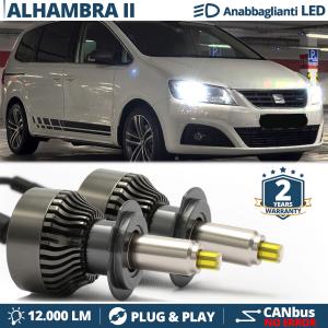 Kit LED H7 pour Seat ALHAMBRA 2 Feux de Croisement | Ampoules Led CANbus 6500K 12000LM