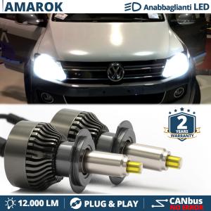 Kit LED H7 pour Volkswagen AMAROK Feux de Croisement | Ampoules Led CANbus 6500K 12000LM