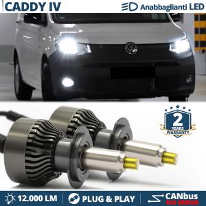 Kit LED H7 para Volkswagen CADDY 4 Luces de Cruce | Bombillas Led Canbus 6500K 12000LM