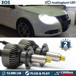 Kit LED H7 pour Volkswagen EOS Feux de Croisement | Ampoules Led CANbus 6500K 12000LM
