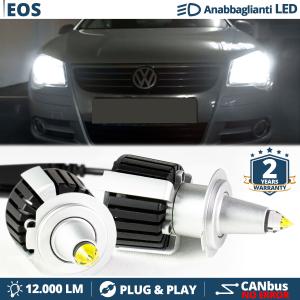 Kit LED H7 para Volkswagen EOS Luces de Cruce Lenticulares CANbus | 6500K 12000LM