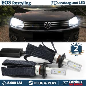 Kit LED H7 para Volkswagen EOS FACELIFT Luces de Cruce CANbus | 6500K Blanco Frío 8000LM