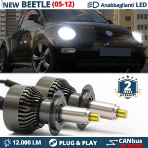 Kit Led H7 per Vw NEW BEETLE Restyling Luci Bianche Anabbaglianti CANbus | 6500K 12000LM