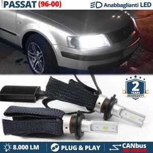 Kit LED H7 para Volkswagen PASSAT B5 Luces de Cruce CANbus | 6500K Blanco Frío 8000LM