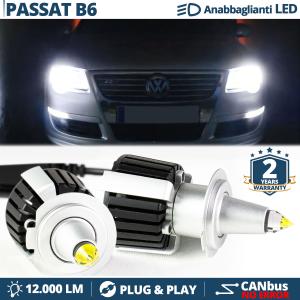 Kit LED H7 pour Volkswagen PASSAT B6 Feux de Croisement Lenticulaires CANbus | 6500K 12000LM