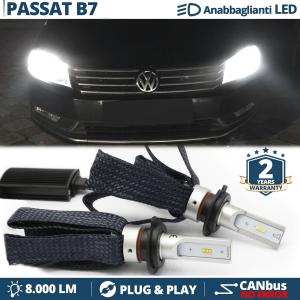 H7 LED Kit für Volkswagen PASSAT B7 Abblendlicht CANbus Birnen | 6500K Weißes Eis 8000LM