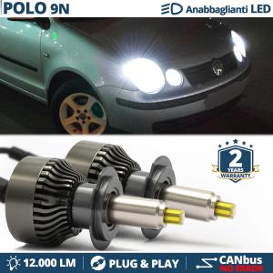 H7 LED Kit für Volkswagen POLO 9N Abblendlicht | Canbus LED Birnen 6500K 12000LM