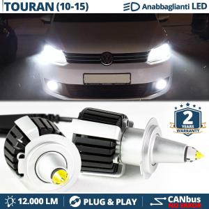 H7 LED Kit for Vw TOURAN 1T3 Low Beam | Led Bulbs Ice White CANbus 55W | 6500K 12000LM