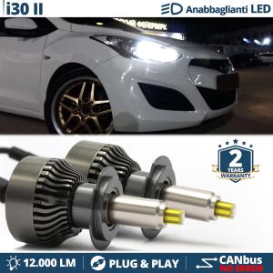 Kit LED H7 pour Hyundai i30 2 Feux de Croisement | Ampoules Led CANbus 6500K 12000LM