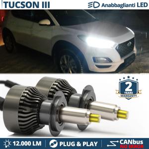 Kit LED H7 para Hyundai TUCSON 3 Luces de Cruce | Bombillas Led Canbus 6500K 12000LM