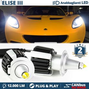 H7 LED Kit für Lotus ELISE 3 Abblendlicht Linsenscheinwerfer | CANbus Birnen 6500K 12000LM