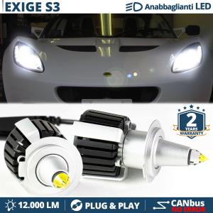 Kit Full LED H7 Per Lotus EXIGE S3 Anabbaglianti Lenticolari CANbus | 6500K 12000LM
