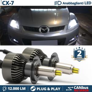 H7 LED Kit for Mazda CX-7 Low Beam | LED Bulbs CANbus 6500K 12000LM