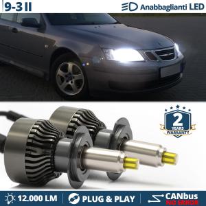 H7 LED Kit for Saab 9-3 2 03-08 Low Beam Lenticular | LED Bulbs CANbus 6500K 12000LM