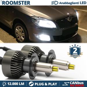 H7 LED Kit for Skoda ROOMSTER Low Beam | LED Bulbs CANbus 6500K 12000LM