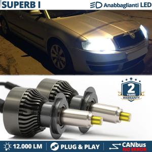H7 LED Kit für Skoda SUPERB B5 Abblendlicht | Canbus LED Birnen 6500K 12000LM