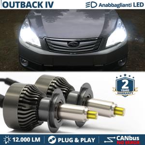 Lampade LED H7 per Subaru OUTBACK 4 Luci Bianche Anabbaglianti CANbus | 6500K 12000LM