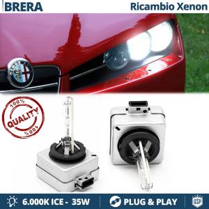 2x D1S Bi-Xenon Brenner Scheinwerferlampe für ALFA ROMEO BRERA Ersatzlampe 6.000K Weiße 35W