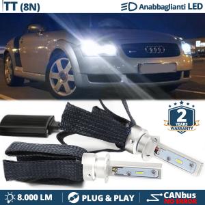 Kit LED H1 pour AUDI TT 8N Feux de Croisement  | 6500K 8000LM | CANbus, Plug & Play