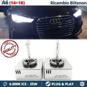 2 Replacement BI XENON D5S Bulbs for AUDI A6 C7 Facelift Cool White Light 6000K 35W