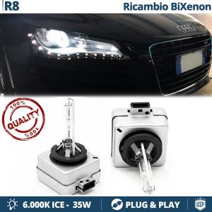 2x Ampoules Bi-Xenon de Rechange pour AUDI R8 42 Lampe 6.000K Blanc Pure 35W
