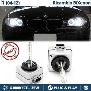 2x Ampoules Bi-Xenon D1S de Rechange pour BMW série 1 E87/E81/E82/E88 Lampe 6.000K Blanc Pure 35W