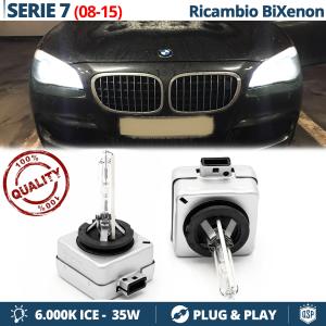 2x Ampoules Bi-Xenon D1S de Rechange pour BMW séries 7 F01 F02 Lampe 6.000K Blanc Pure 35W