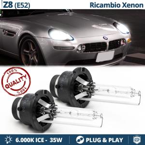 2x D2S Xenon Replacement Bulbs for BMW Z8 E52 HID 6.000K White Ice 35W 