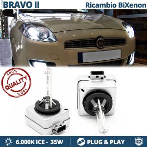 2x Ampoules Bi-Xenon D1S de Rechange pour FIAT BRAVO 2 Lampe 6.000K Blanc Pure 35W
