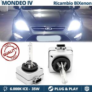 2x Ampoules Bi-Xenon D1S de Rechange pour FORD MONDEO Mk 4 Lampe 6.000K Blanc Pure 35W