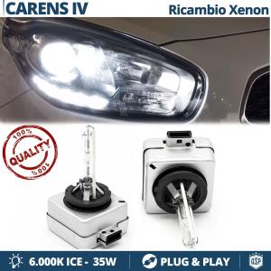 2x Ampoules Xenon D3S de Rechange pour KIA CARENS 4 Lampe 6.000K Blanc Pure 35W