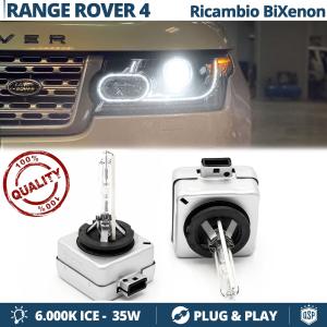2x D3S Bi-Xenon Replacement Bulbs for RANGE ROVER 4 HID 6.000K White Ice 35W 