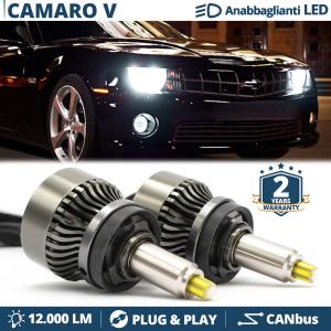 Kit LED H11 CANbus per Chevrolet CAMARO 5 Luci Anabbaglianti Bianco Ghiaccio | 6500K 8000LM