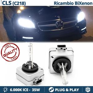 2x D1S Bi-Xenon Replacement Bulbs for MERCEDES CLS (C218) HID 6.000K White Ice 35W 
