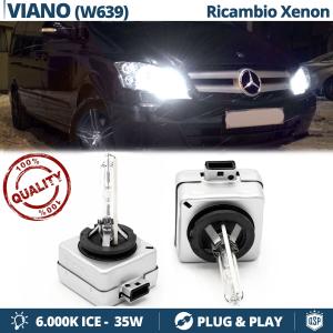 2x D1S Bi-Xenon Replacement Bulbs for MERCEDES VIANO (W639) FROM 2011 HID 6.000K White Ice 35W 