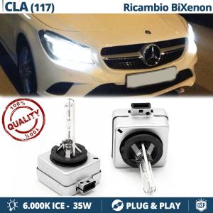 2x D3S Bi-Xenon Replacement Bulbs for MERCEDES CLA HID 6.000K White Ice 35W 