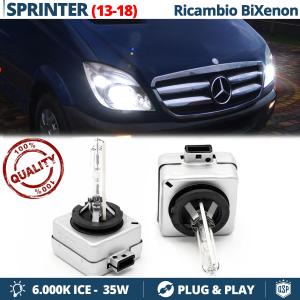 2x D3S Bi-Xenon Replacement Bulbs for MERCEDES SPRINTER W906 FACELIFT HID 6.000K White Ice 35W 