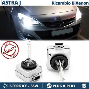 2x D1S Bi-Xenon Replacement Bulbs for OPEL ASTRA J HID 6.000K White Ice 35W 