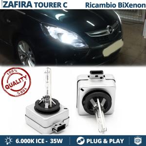 2x D1S Bi-Xenon Replacement Bulbs for OPEL ZAFIRA Tourer C UP TO 2016 HID 6.000K White Ice 35W 
