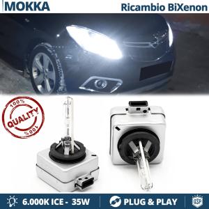 2x D3S Bi-Xenon Replacement Bulbs for OPEL MOKKA HID 6.000K White Ice 35W 