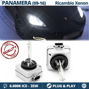 Coppia Lampadine di Ricambio Bi-Xenon D1S per PORSCHE PANAMERA Luci Bianco Ghiaccio 6000K 35W