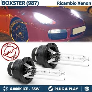 2x Ampoules Bi-Xenon D2S de Rechange pour PORSCHE BOXSTER (987) Lampe 6.000K Blanc Pur 35W