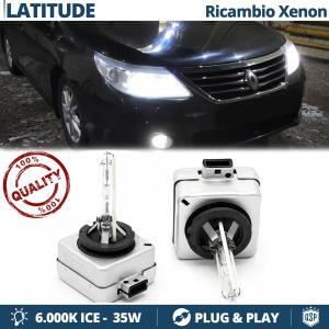 2x D1S Bi-Xenon Replacement Bulbs for RENAULT LATITUDE HID 6.000K White Ice 35W 