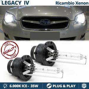 2x D2S Xenon Replacement Bulbs for SUBARU LEGACY 4 HID 6.000K White Ice 35W 